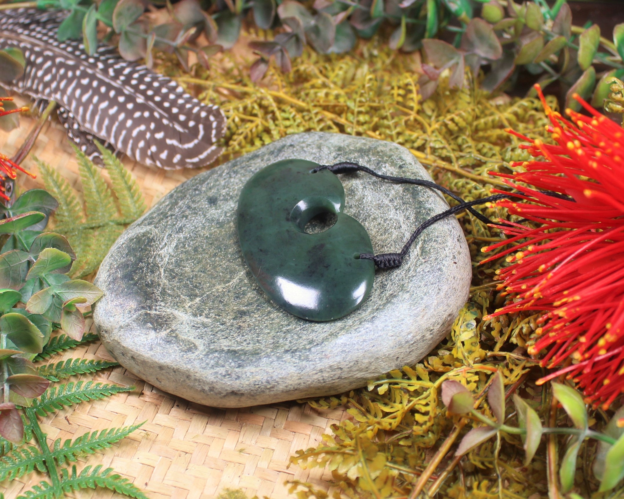 Breastplate or Shield carved from Hapopo Pounamu - NZ Greenstone