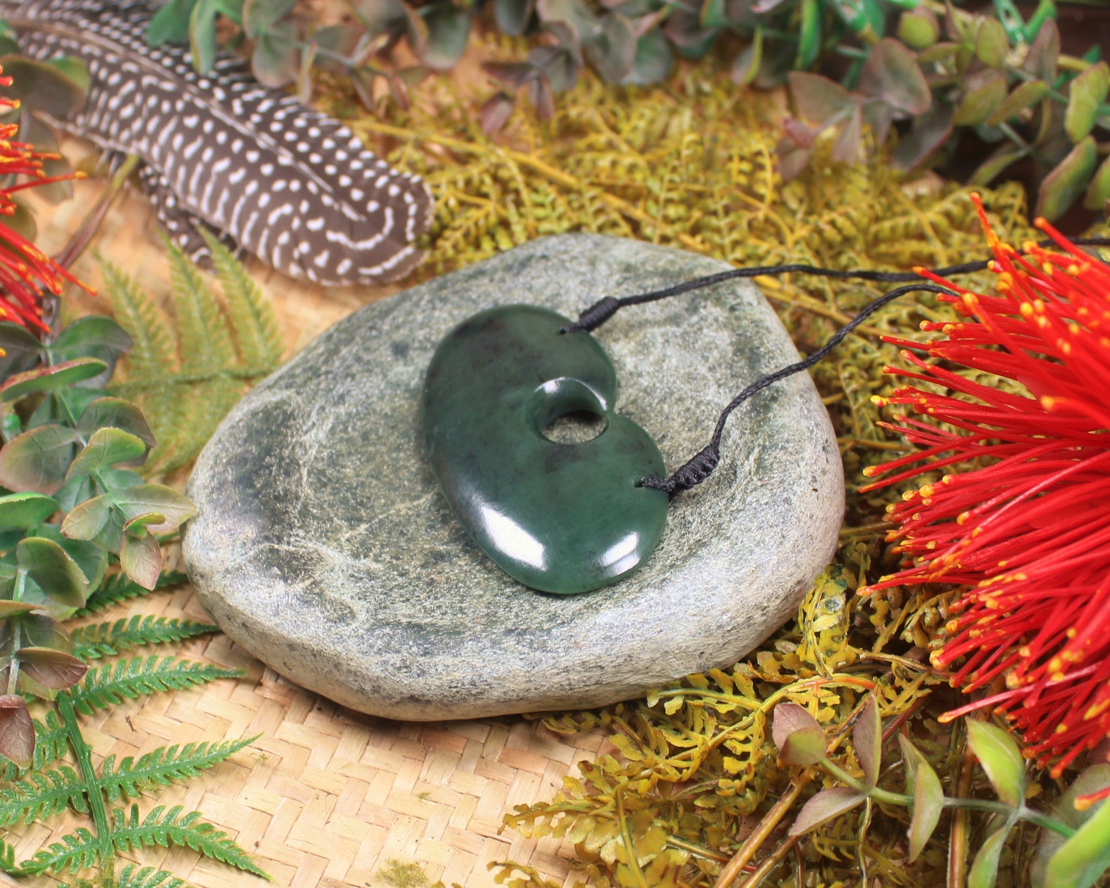 Breastplate or Shield carved from Hapopo Pounamu - NZ Greenstone