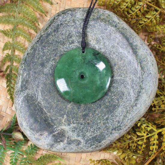 Koru carved from Hapopo Pounamu - NZ Greenstone