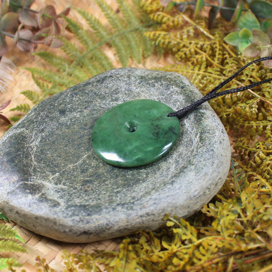 Koru carved from Hapopo Pounamu - NZ Greenstone