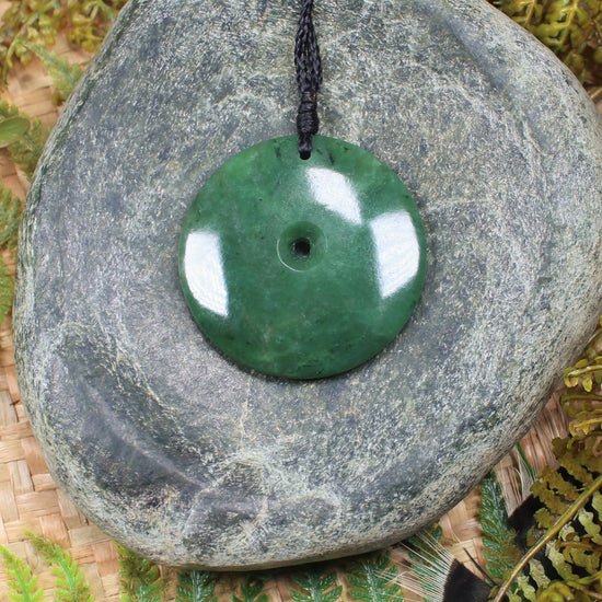 Koru carved from Hapopo Pounamu - NZ Greenstone
