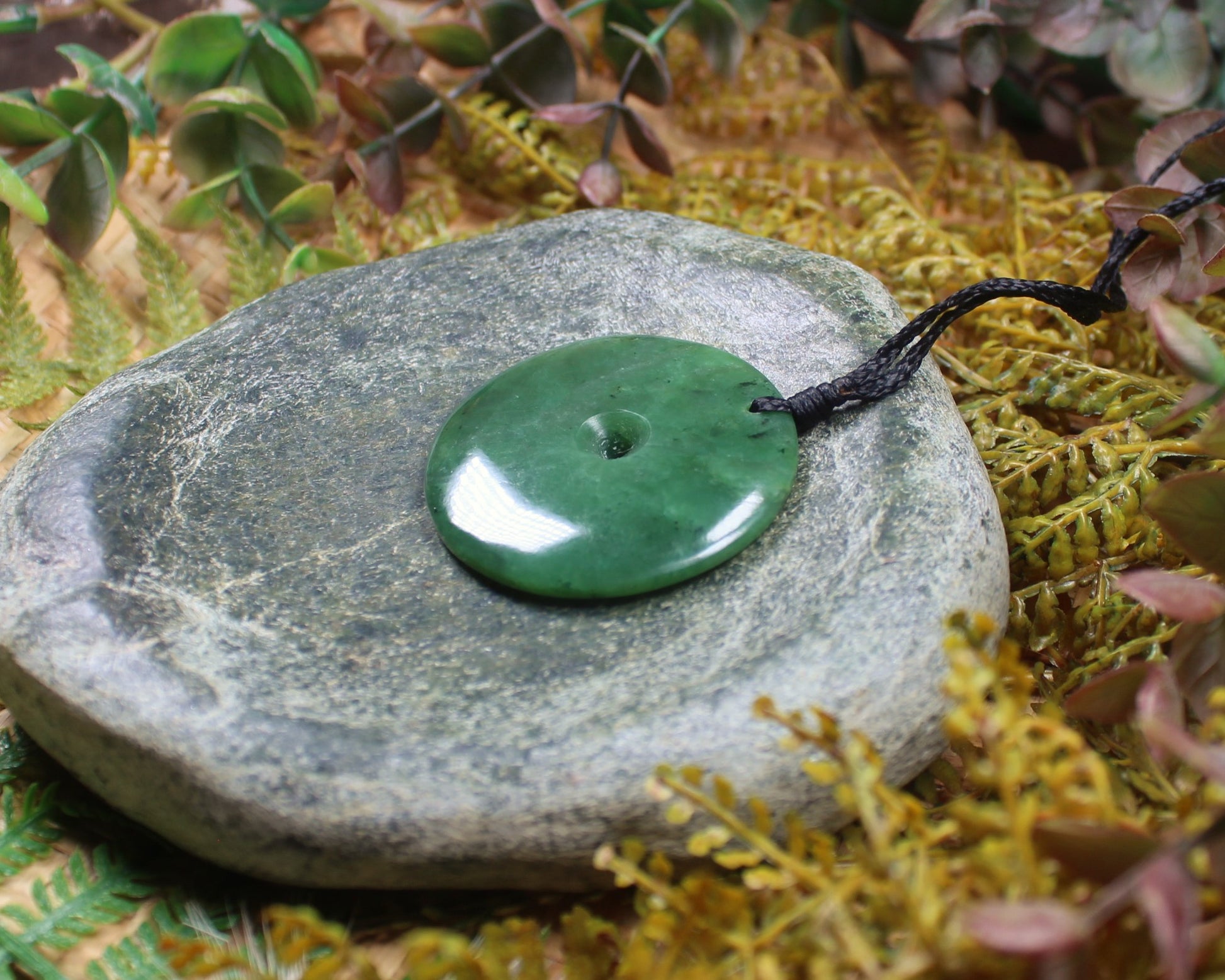 Koru carved from Hapopo Pounamu - NZ Greenstone