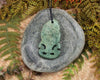 Hei Tiki carved from Inanga Pounamu - NZ Greenstone