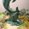 Bottlenose Dolphin sculpture carved from Hapopo Pounamu - NZ Greenstone