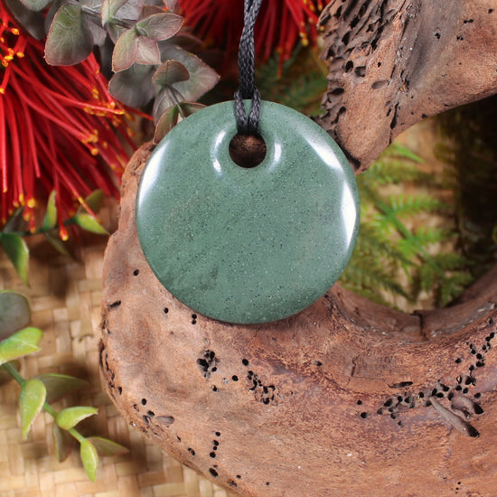 Porowhita or Pi Stone carved from NZ Pakohe or Argillite