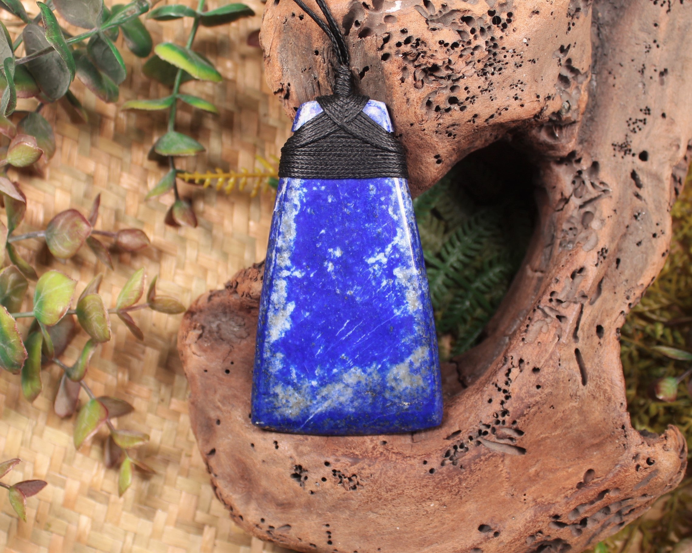 Toki or Adze carved from Lapis Lazuli