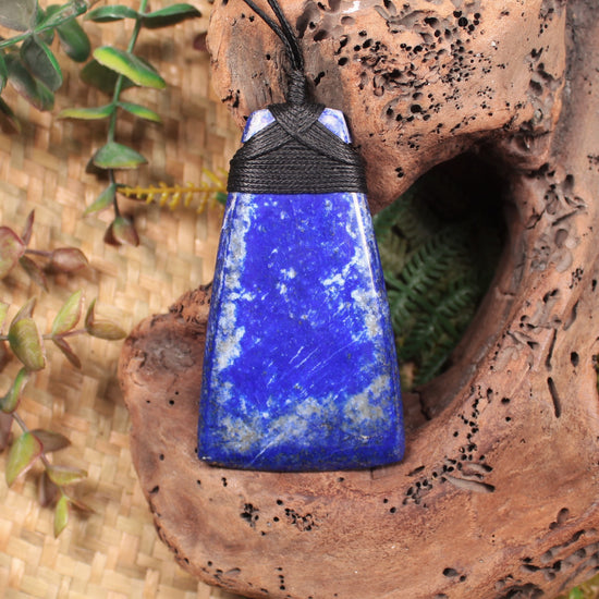 Toki or Adze carved from Lapis Lazuli