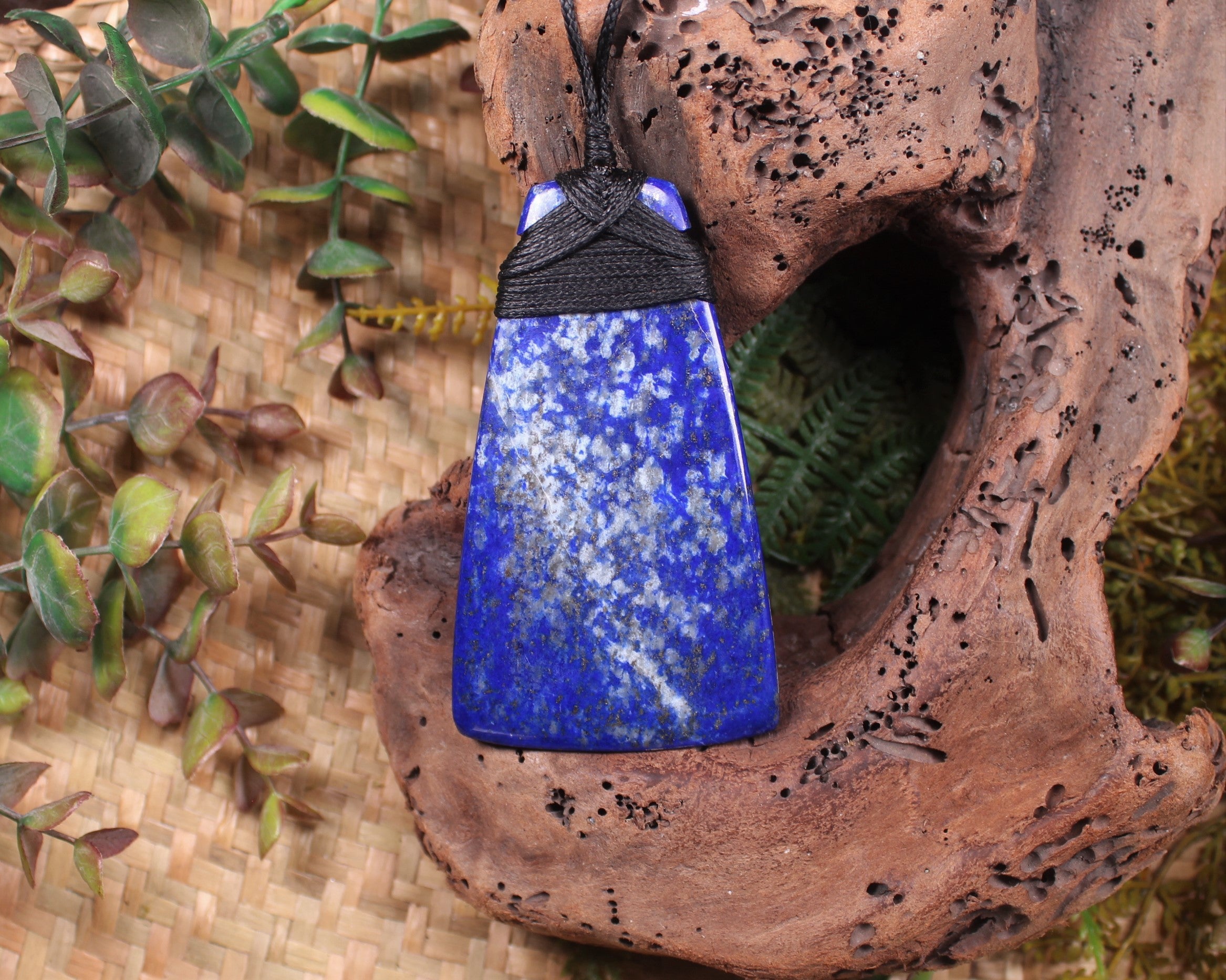 Toki or Adze carved from Lapis Lazuli