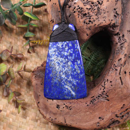 Toki or Adze carved from Lapis Lazuli