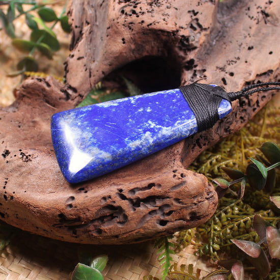 Toki or Adze carved from Lapis Lazuli