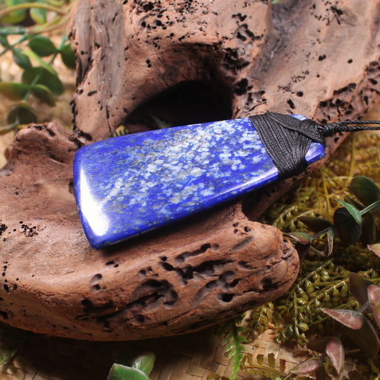 Toki or Adze carved from Lapis Lazuli