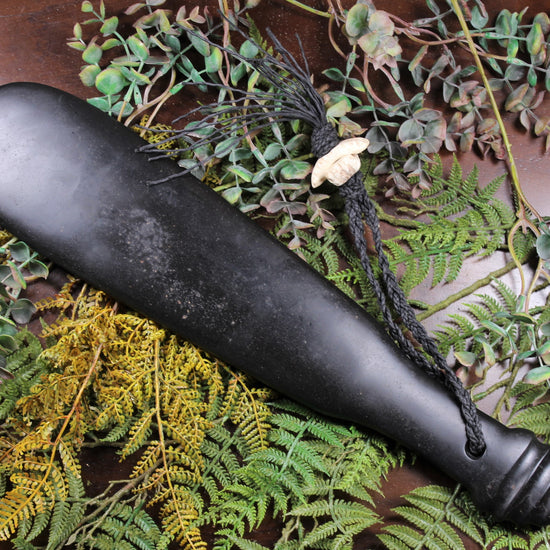 Mere or Patu carved from NZ Basalt