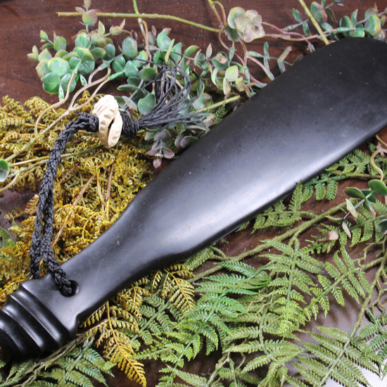 Mere or Patu carved from NZ Basalt