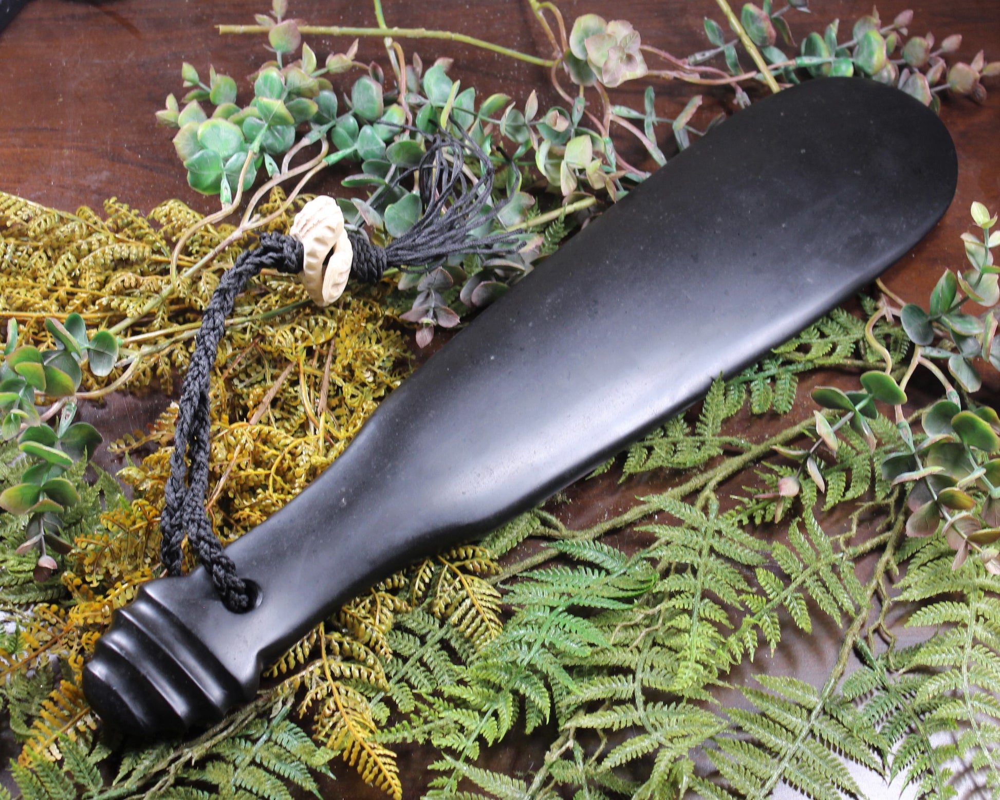 Mere or Patu carved from NZ Basalt
