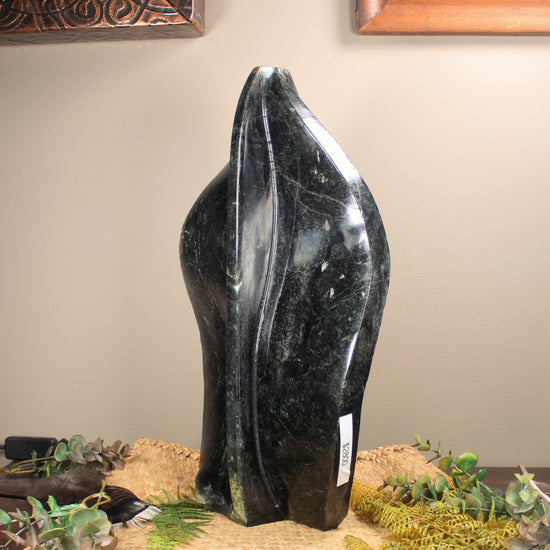 Freeform Serpentine Pounamu Sculpture