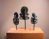 NZ GREENSTONE HEI TIKI SCULPTURE (J997)